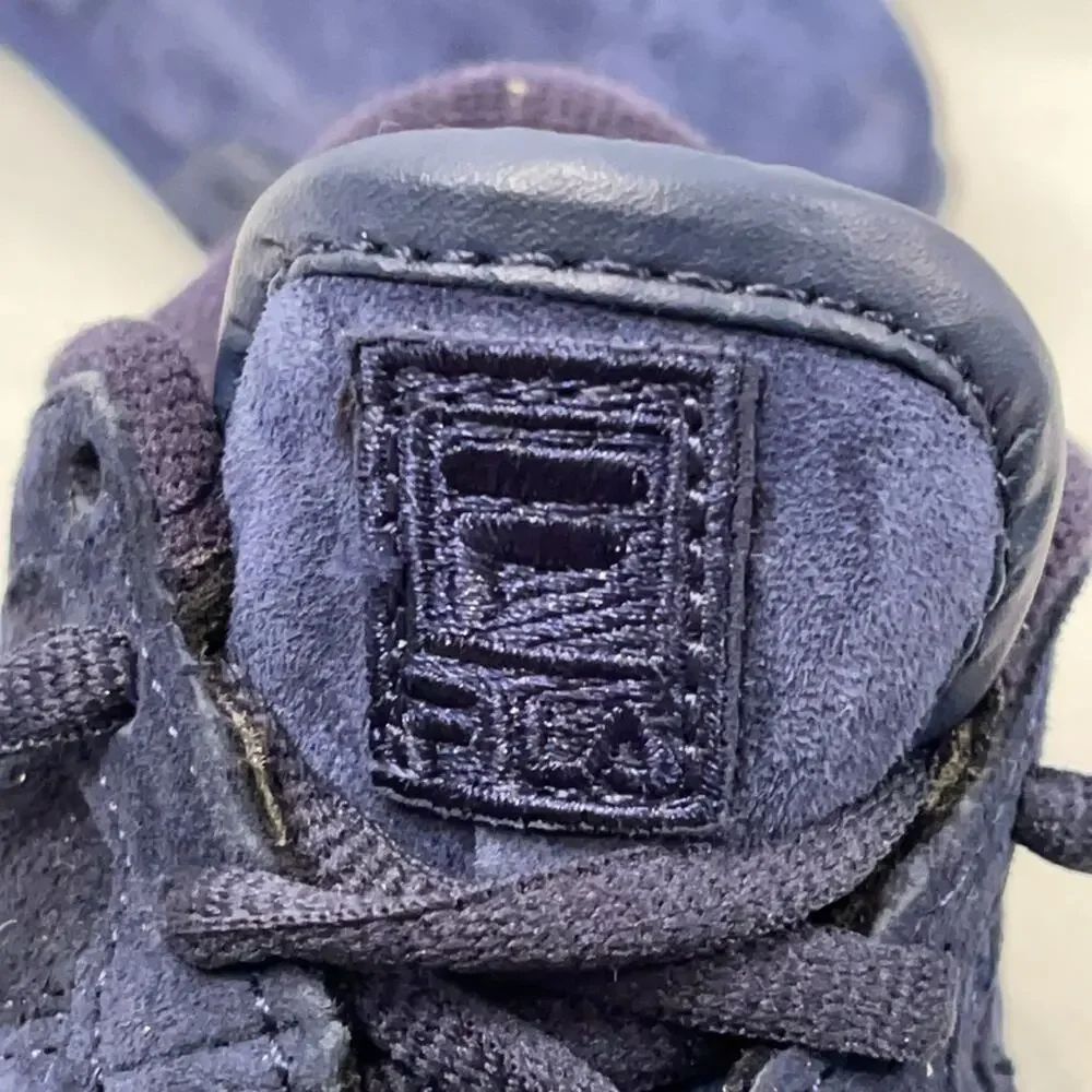 FILA Fitness Premium Blue Suede Baby Sneakers Size 5